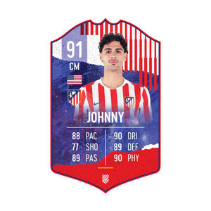 Carta Coleccionable Johnny 25/26